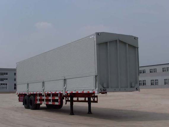 天野12.5米13.9吨翼开启厢式运输半挂车(STY9221XYK)