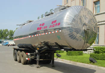 建成12.5米30.1吨半挂液态食品运输车(JC9401GYS)