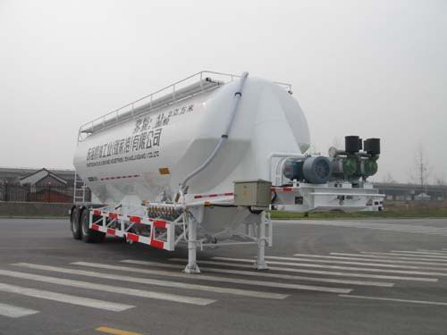 通华12.8米23吨粉粒物料运输半挂车(THT9340GFL)