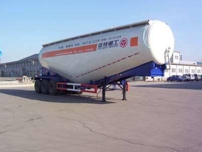 亚特重工12.1米26吨粉粒物料运输半挂车(TZ9392GFL)
