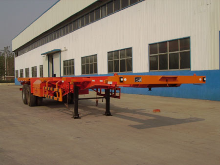 凯事成12.4米30.5吨集装箱运输半挂车(SSX9350TJZG)