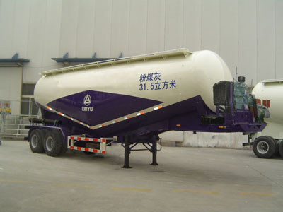 凌宇10米25吨粉粒物料运输半挂车(CLY9350GFL)