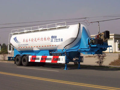 凌宇12.9米21.5吨粉粒物料运输半挂车(CLY9330GFL)