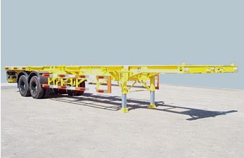 蓬翔12.4米30.5吨集装箱运输半挂车(SDG9350TJZ)