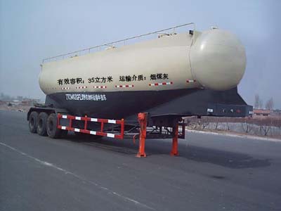 张拖13米23.7吨粉粒物料运输半挂车(ZTC9404GFL)