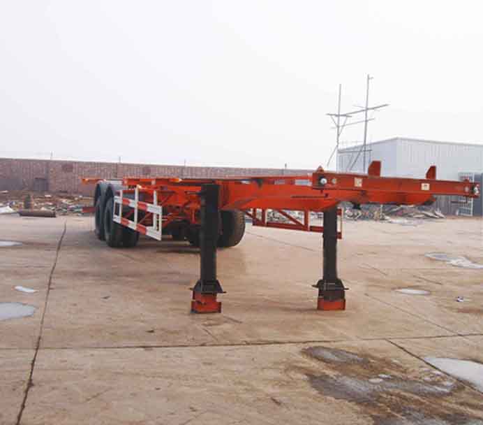正康宏泰12.4米30.5吨骨架式集装箱运输半挂车(HHT9342TJZ)