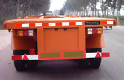 东岳ZTQ9382TJZ集装箱运输半挂车公告图片