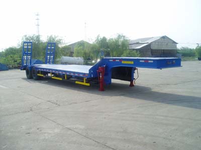 金鸽12.6米28吨低平板专用半挂车(YZT9350TDP)