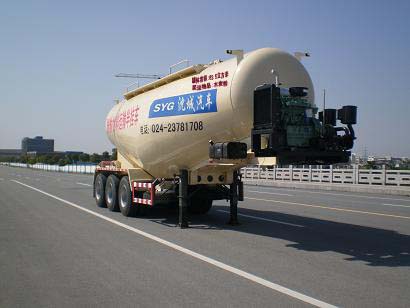 沈城13米24.4吨粉粒物料运输半挂车(SYG9400GFL)