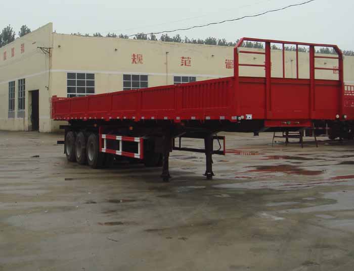 鲁岳13米32.7吨自卸半挂车(LHX9402TZX)