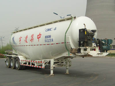 中集12.5米28.6吨粉粒物料运输半挂车(ZJV9403GFLLY)