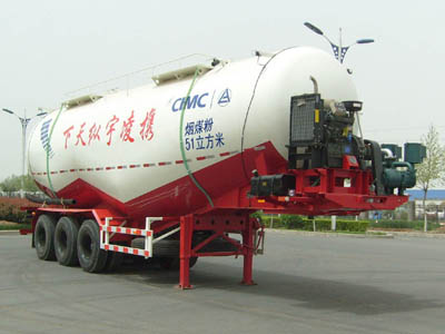 中集11.7米29.8吨粉粒物料运输半挂车(ZJV9407GFLLY)