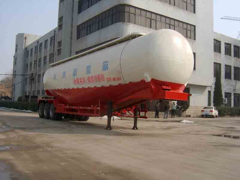 奥斯力10.8米29.3吨粉粒物料运输半挂车(LQZ9401AGFL)