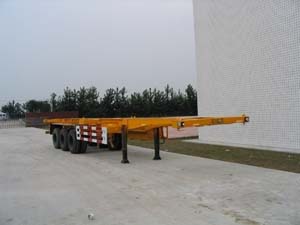 东风12.6米33吨集装箱运输半挂车(EQ9390TJZT)