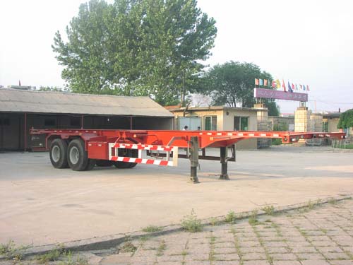 铮铮12.2米30.5吨集装箱运输半挂车(YAJ9350TJZ)