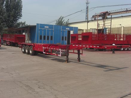 乔15米34吨集装箱运输半挂车(JZS9400TJZG)