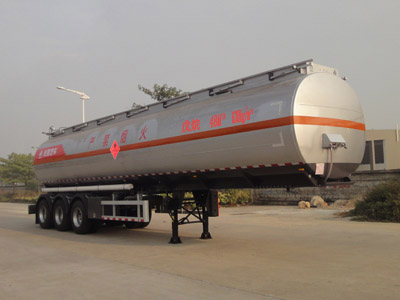 永强12.6米30吨易燃液体罐式运输半挂车(YQ9404GRYSLA)