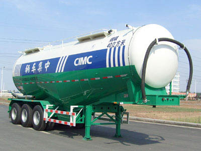 中集10.1米31.3吨中密度粉粒物料运输半挂车(ZJV9400GFLLYA)