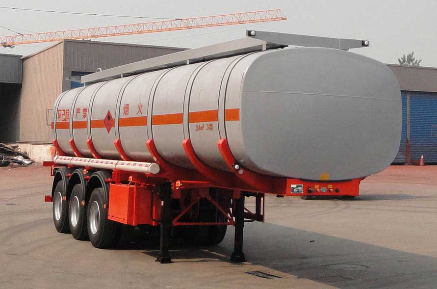 兴扬10.2米31.9吨易燃液体罐式运输半挂车(XYZ9402GRYL)