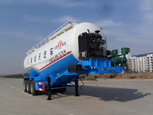 江淮扬天10.3米32吨中密度粉粒物料运输半挂车(CXQ9400GFLD)