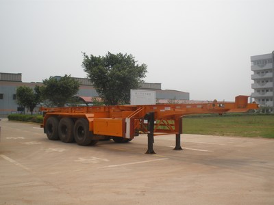 岷江10米34.8吨集装箱运输半挂车(YZQ9400TJZG)