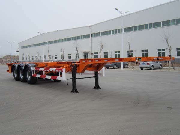 青特12.6米33.5吨集装箱运输半挂车(QDT9405TJZG)