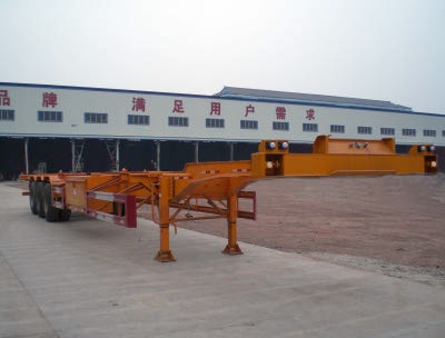 南明14米33吨集装箱运输半挂车(LSY9406TJZ)