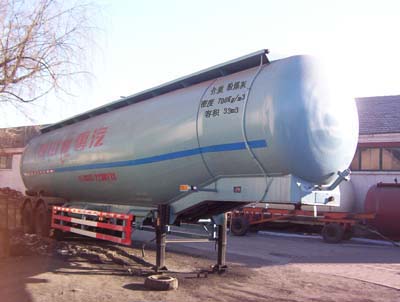 亚特重工12米22吨粉粒物料运输半挂车(TZ9340GFL)