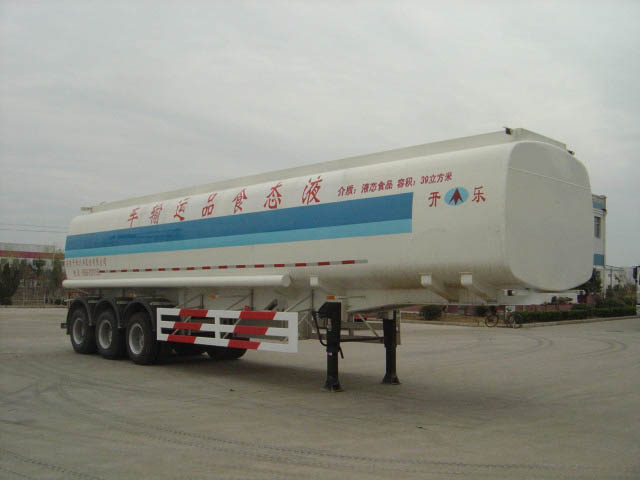 开乐11.6米26吨液体食品运输半挂车(AKL9370GYS)