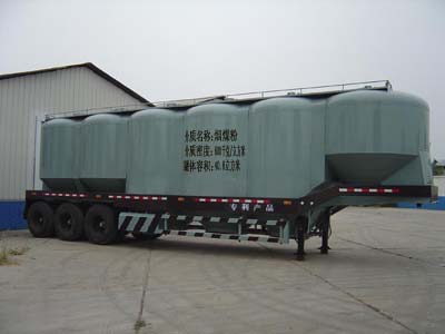 万通11.9米23.8吨粉粒物料运输半挂车(YCZ9381GFL)