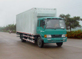 平头厢式运输车