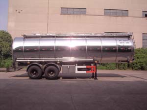 魁士10.6米24.5吨液态食品运输半挂车(KS9340GYS)