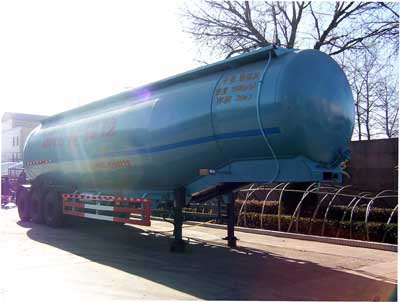 亚特重工12米26.5吨粉粒物料运输半挂车(TZ9390GFL)