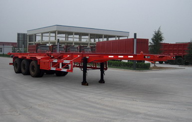 亚隆12.4米30.5吨集装箱运输半挂车(YMK9370TJZ)