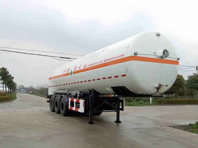 韩中深冷10.4米25.1吨低温液体运输半挂车(ZHJ9404GDY)
