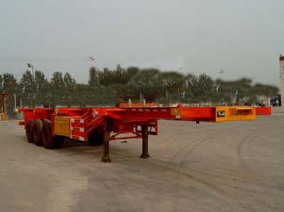 骏王12.5米30.5吨集装箱运输半挂车(WJM9371TJZG)