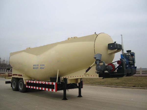 星马11.5米21.8吨粉粒物料运输半挂车(AH9340GFL)