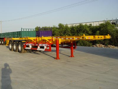 华骏12.4米32吨集装箱运输半挂车(ZCZ9390TJZ)