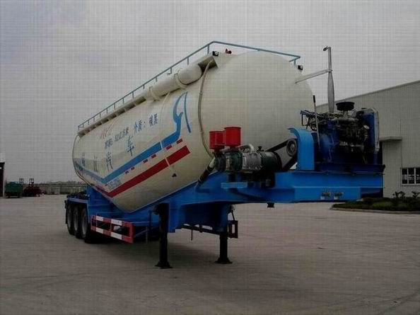 瑞江13米25吨粉粒物料运输半挂车(WL9400GFL)