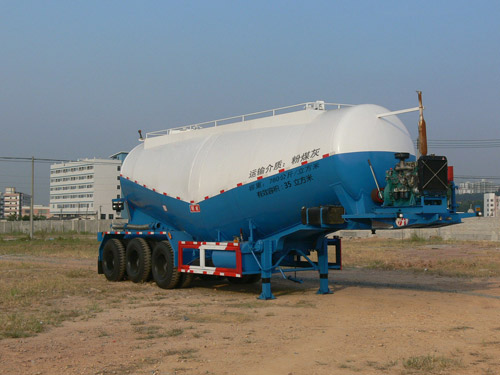 明威11米26吨粉粒物料运输半挂车(NHG9360GFL)