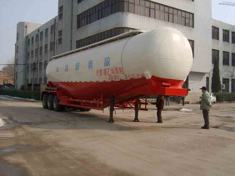 奥斯力13米20.9吨粉粒物料运输半挂车(LQZ9360GFL)