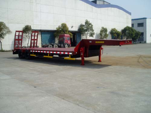 金鸽11.5米15.4吨低平板专用半挂车(YZT9224TDPA1)