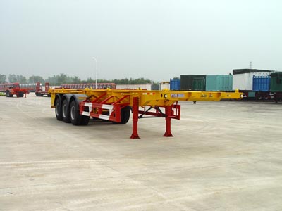 华骏12.4米30.5吨集装箱运输半挂车(ZCZ9377TJZ)