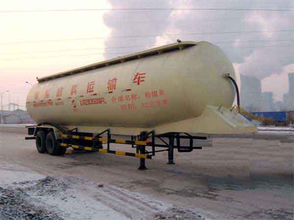 奥斯力11.5米23吨粉粒物料运输半挂车(LQZ9350GFL)