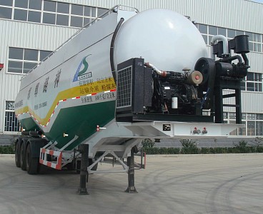 路神汽车13米25.4吨粉粒物料运输半挂车(ZLS9400GFL)