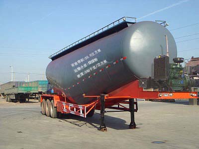 驹王13米28.3吨粉粒物料运输半挂车(ZJW9401GFL)