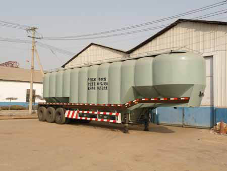 万通13米25.8吨粉粒物料运输半挂车(YCZ9390GFL)