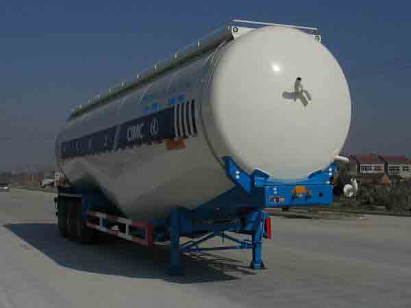中集13米28吨粉粒物料运输半挂车(ZJV9400GFLRJ)