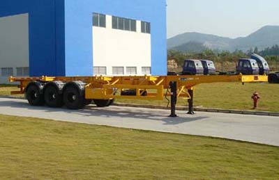 国道12.4米33吨集装箱运输半挂车(JG9400TJZ)