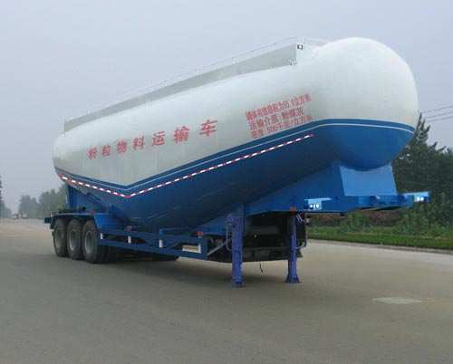 神狐13米27.5吨粉粒物料运输半挂车(HLQ9400GFL)